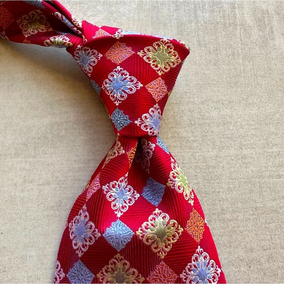 ARTE by ALTEA Lovely Multicolor Silk Tie - Picture 5 of 5